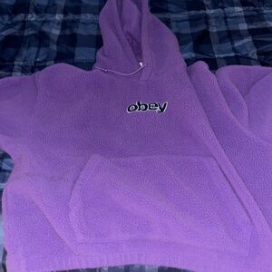 Purple obey sweatshirt